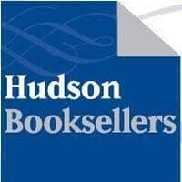 Blue Hudson Booksellers logo with white serif text and a folded top right corner.
