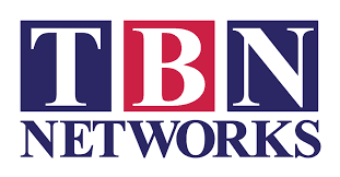 TBN Networks logo with white letters in blue and red squares above the word NETWORKS.