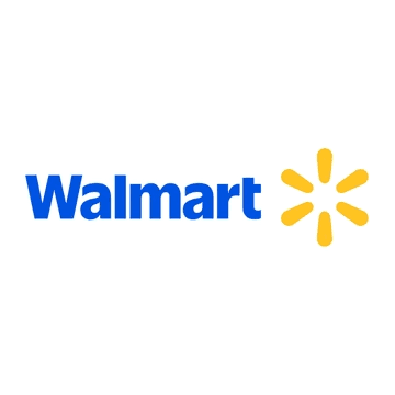 Blue Walmart wordmark followed by a yellow six-pointed spark symbol against a white background.